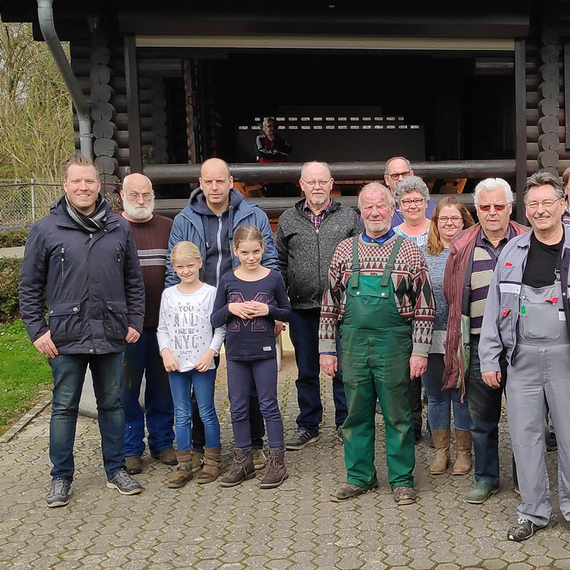 Jährlicher Frühjahrsputz mit dem Gartenbauverein.